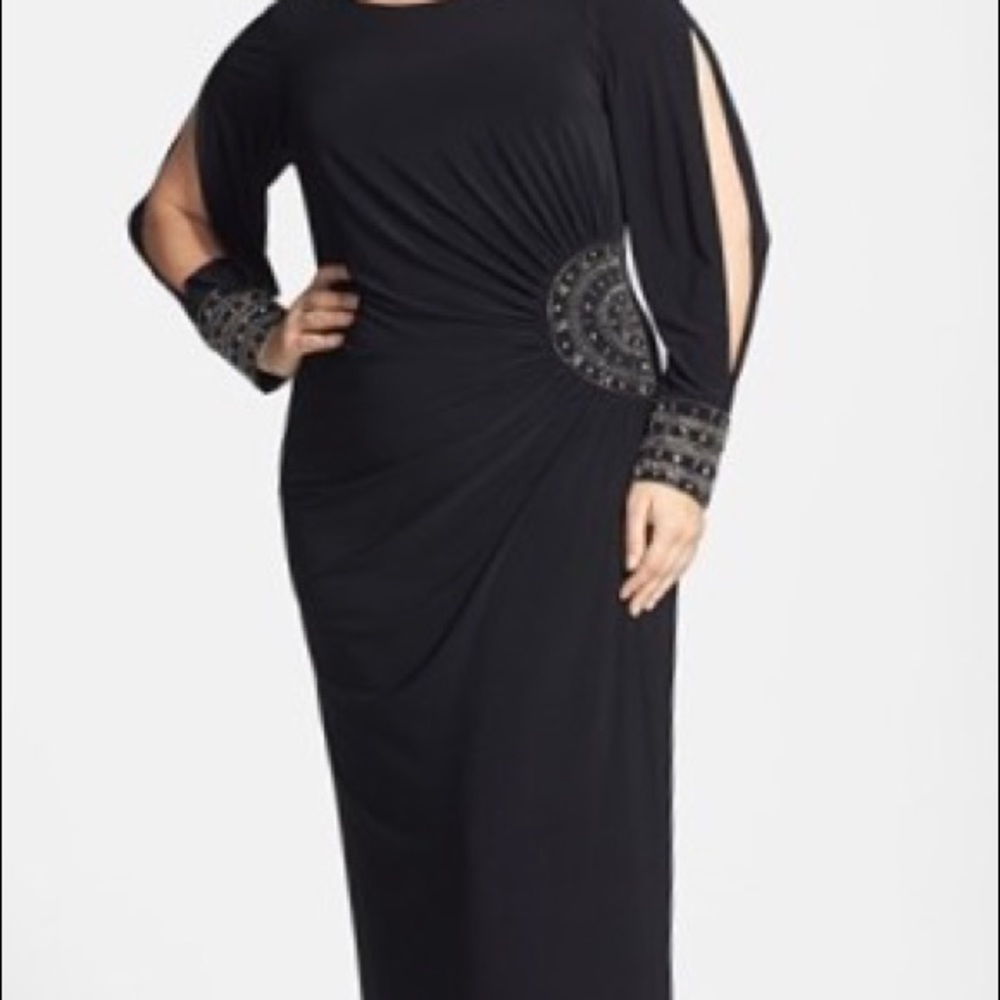 Black evening gown
